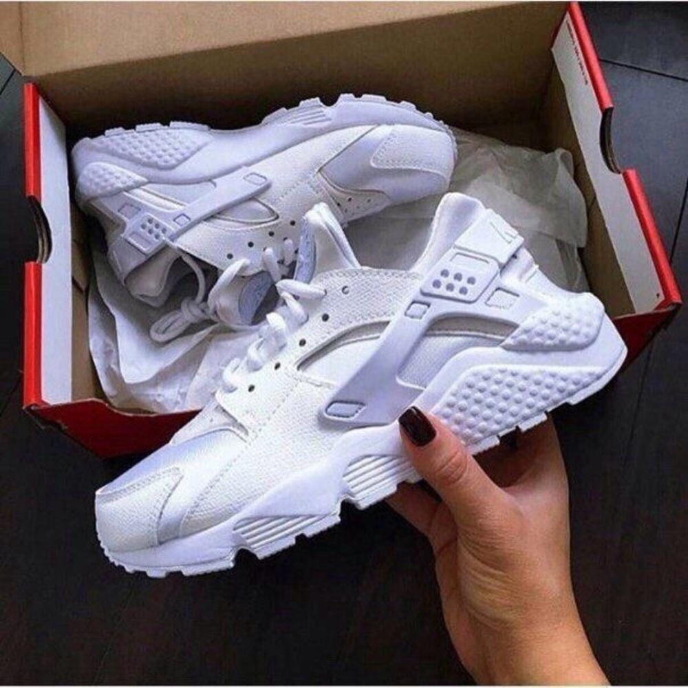Nike air huarache run white - Picture 3 of 7